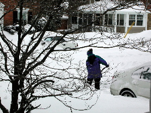 Kathy Digging out