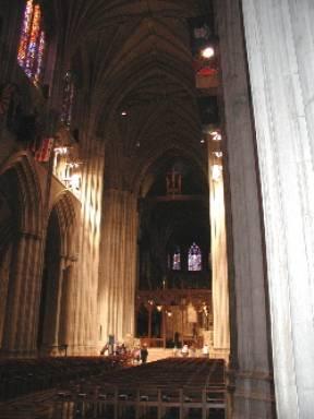 Inside Washington DC Cathedral