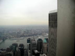 View from top of World Trade Centre