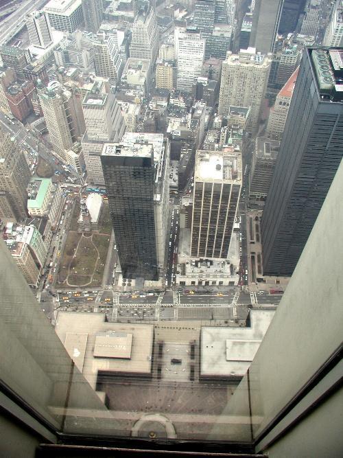 View from top of World Trade Centre