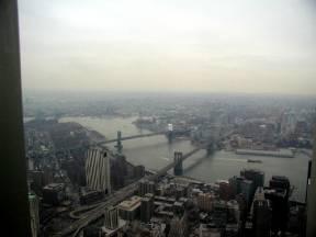 View from top of World Trade Centre