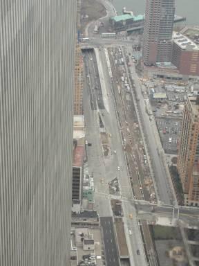 View from top of World Trade Centre