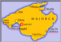 Map of Majorca