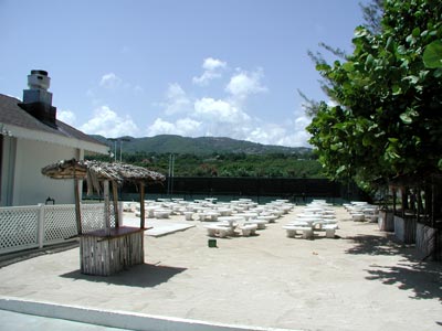 outside restaurant with view